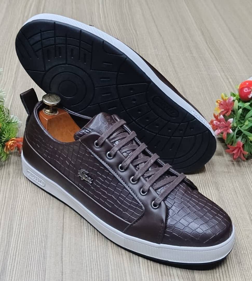 Tennis Lcaoste-marron